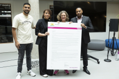 DEN HAAG - Den Haag Werkt gWerkgeversbijeenkomst Ondertekening Samenwerkingsakkoorden in De Titaan. FOTO EN COPYRIGHT GEMEENTE DEN HAAG/HENRIETTE GUEST
