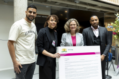 DEN HAAG - Den Haag Werkt gWerkgeversbijeenkomst Ondertekening Samenwerkingsakkoorden in De Titaan. FOTO EN COPYRIGHT GEMEENTE DEN HAAG/HENRIETTE GUEST